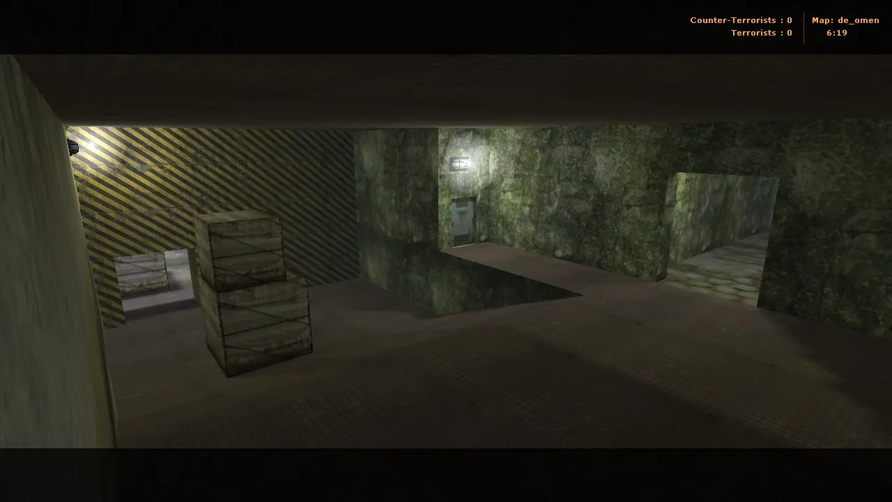 Скачать Карта de_omen для CS 1.6 - Оптимизация и Тактика - Скриншот