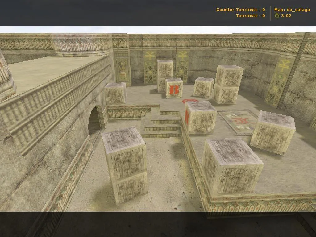 Скачать Карта de_safaga для CS 1.6 — баланс и тактика - Скриншот