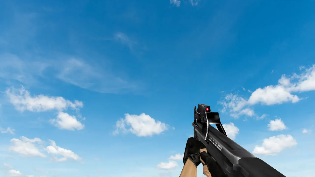 Пак моделей оружия «Default Weapons Chromed» для CS 1.6: v_, p_, w_ модели, звуки, анимация осмотра и текстуры — скриншот 20
