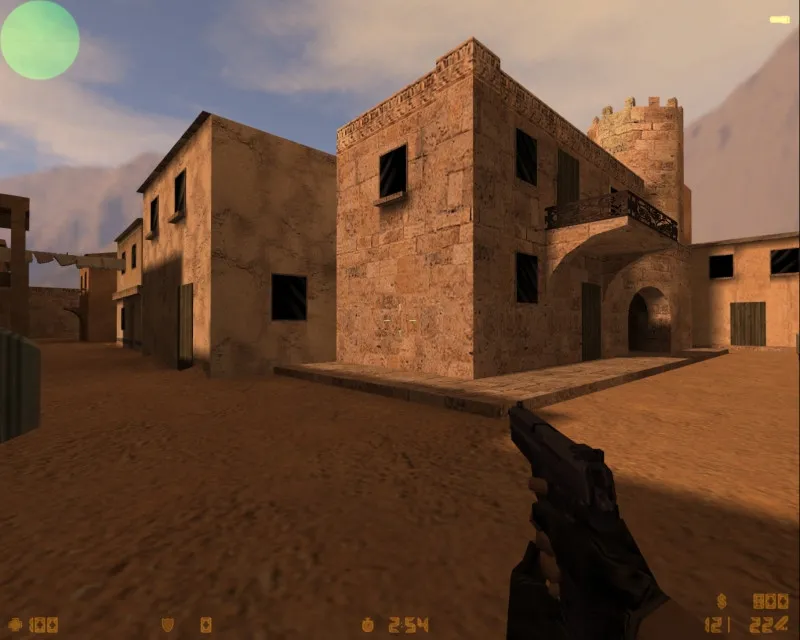 Скачать Карта de_morgenland для CS 1.6 - Тактическое сражение на востоке - Скриншот