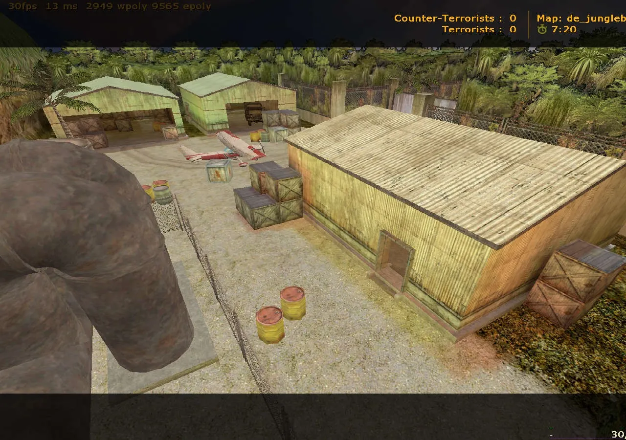 Скачать Карта de_junglebase для Counter-Strike 1.6: Обзор и Тактика - Скриншот