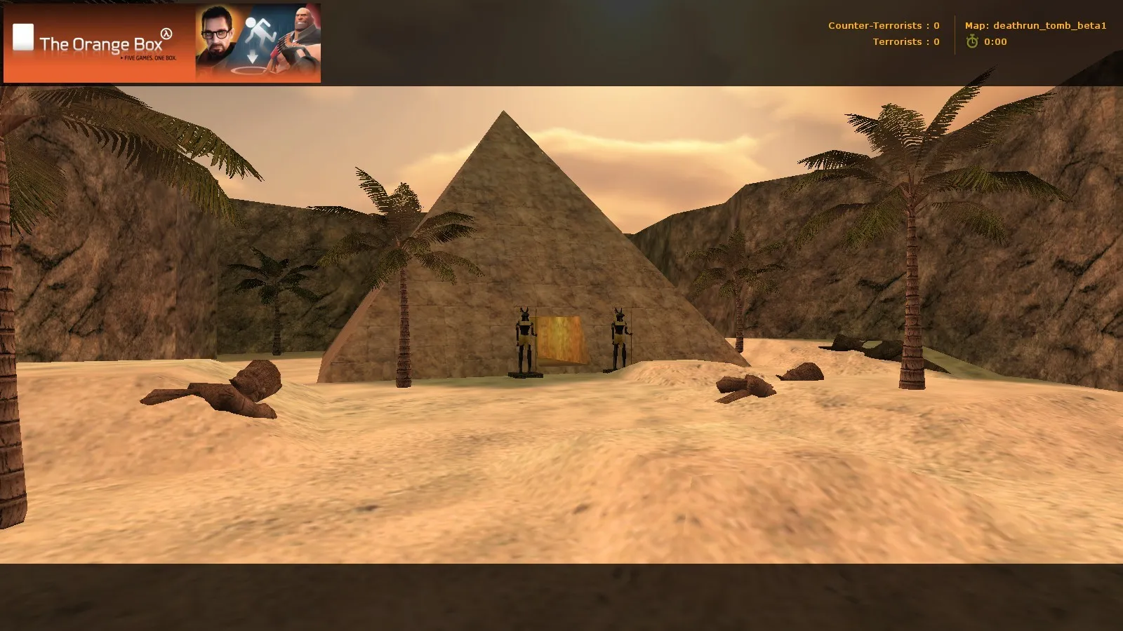 Скачать deathrun_tomb_beta1 — карта deathrun для CS 1.6: точки, маршруты и стабильная настройка сервера - Скриншот