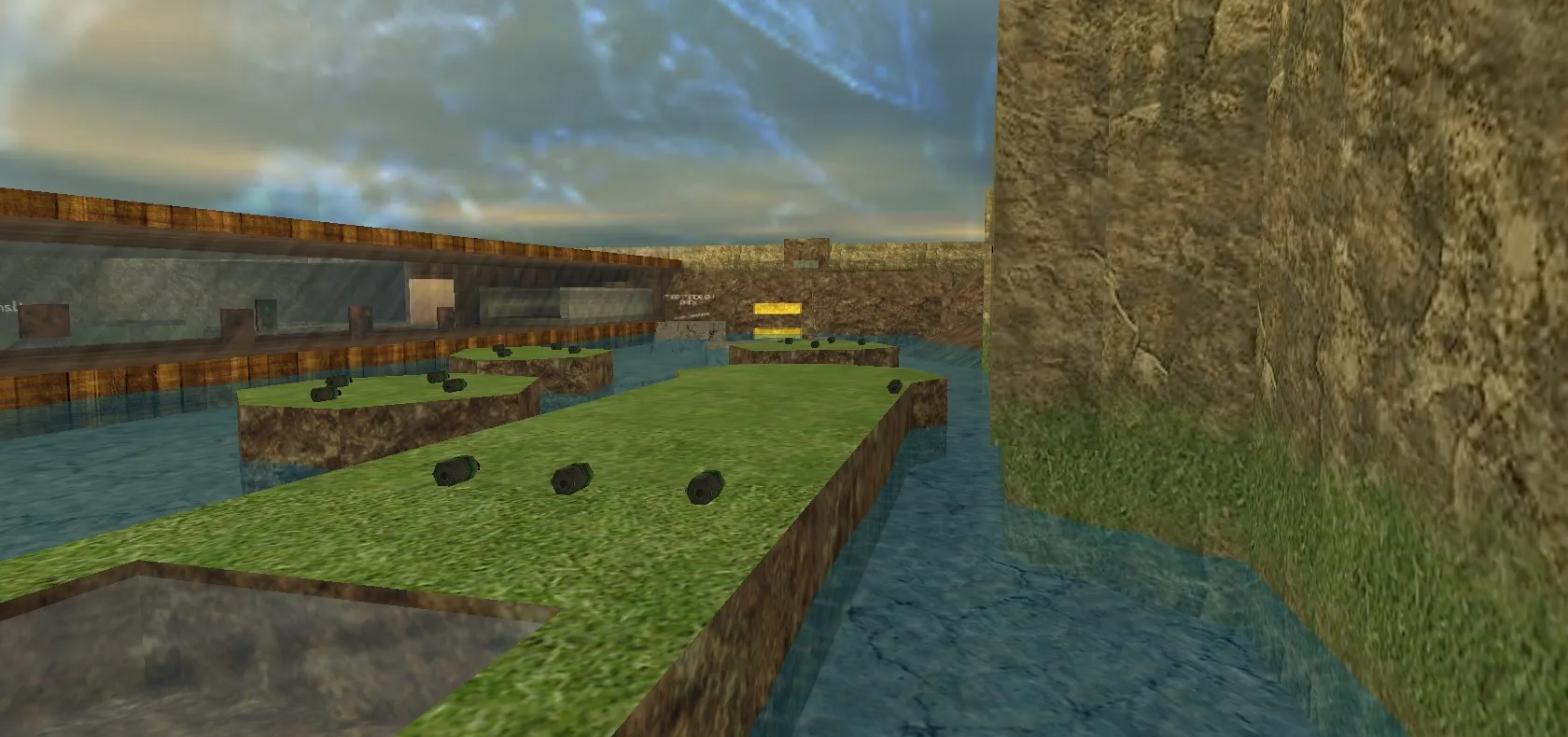 Скачать deathrun_unreal_play для CS 1.6: карта deathrun, тактика раундов, боты .nav, оптимизация и config - Скриншот