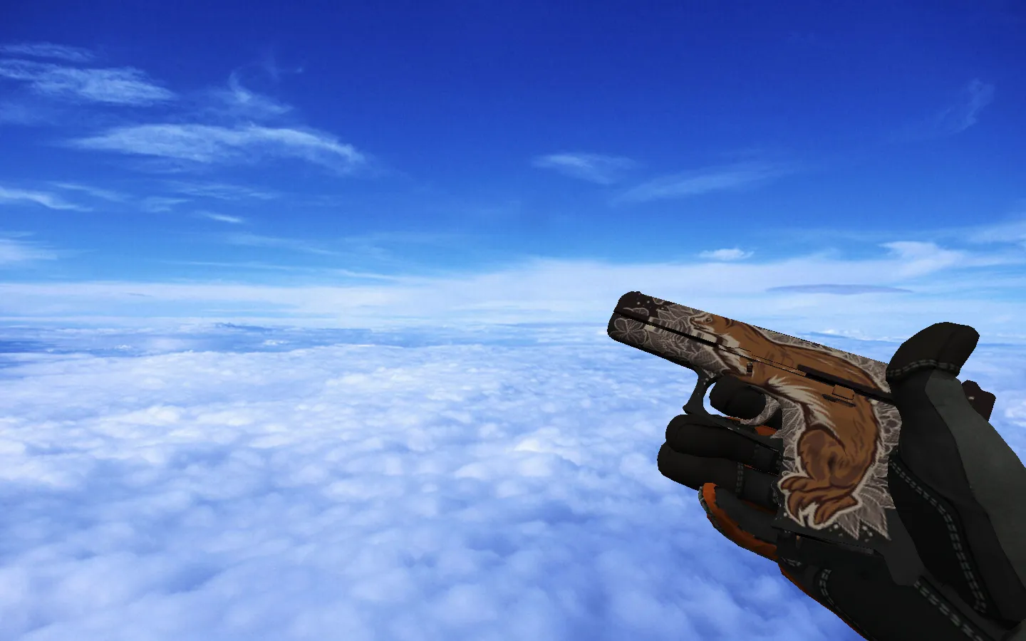 Скачать Пак моделей оружия «Specialist Gloves | Foundation Pack» для CS 1.6: v_ p_ w_ модели, звуки и анимация осмотра - Скриншот