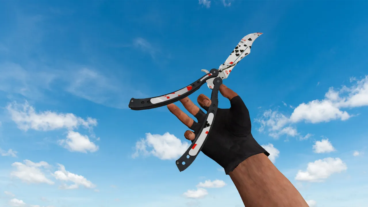 Скачать Модель «Butterfly Knife Acer» (v_, p_, w_) для CS 1.6: звук, анимация осмотра, текстуры и настройка - Скриншот
