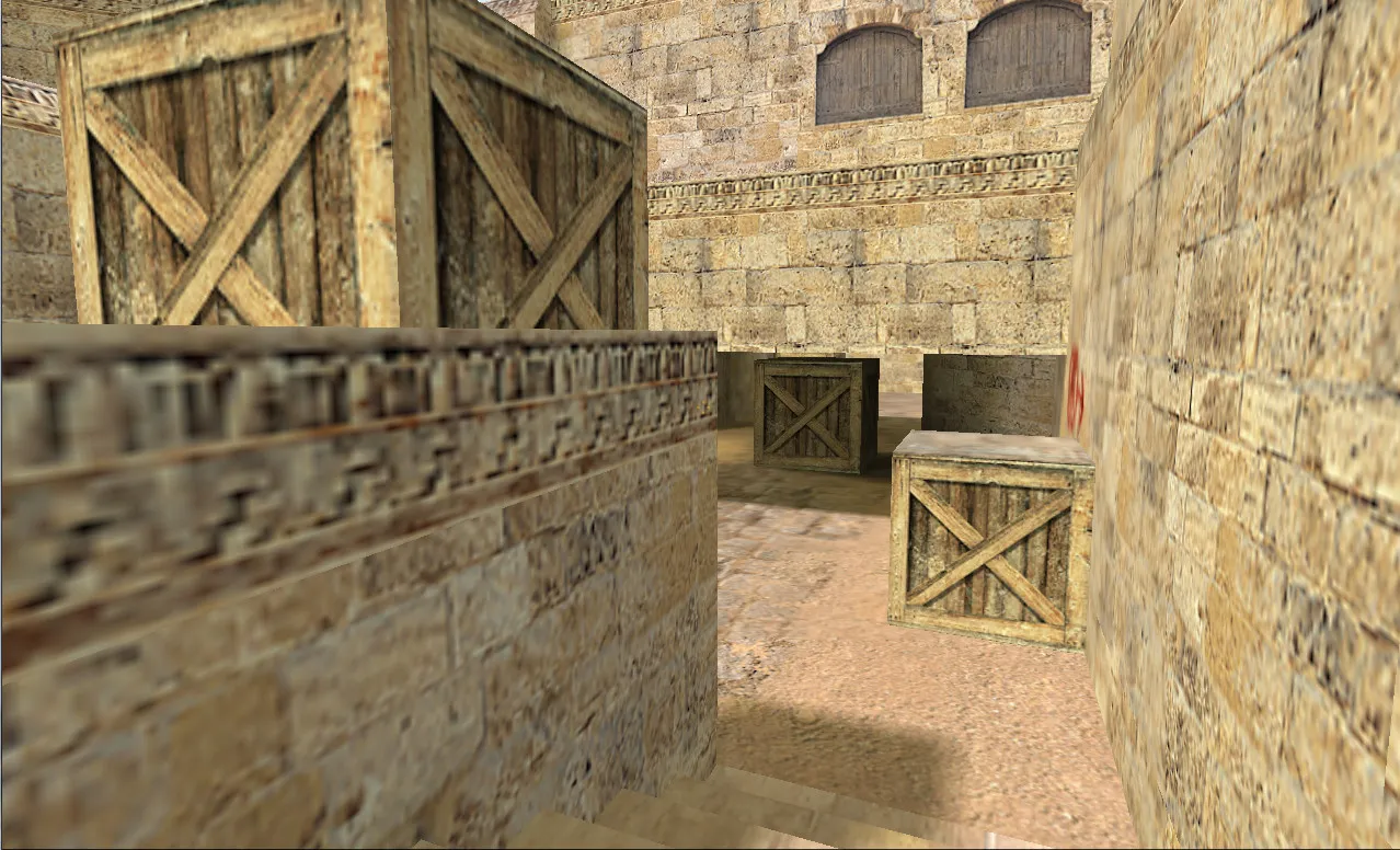 Скачать Карта de_dust_castle для CS 1.6: тактика за T и CT, точки, .nav и оптимизация - Скриншот