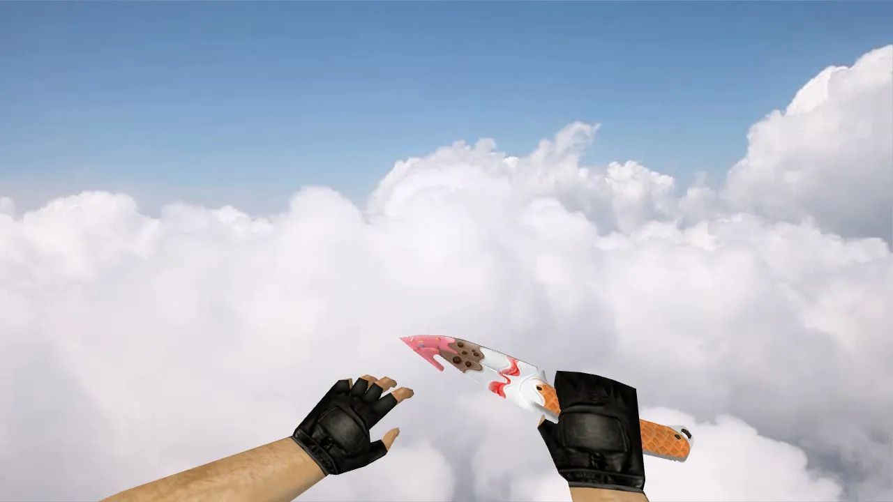 Скачать Модель ножа «Gut Knife Revenge is Sweet» v_ модели для CS 1.6: звуки, анимация осмотра, текстуры и настройка - Скриншот