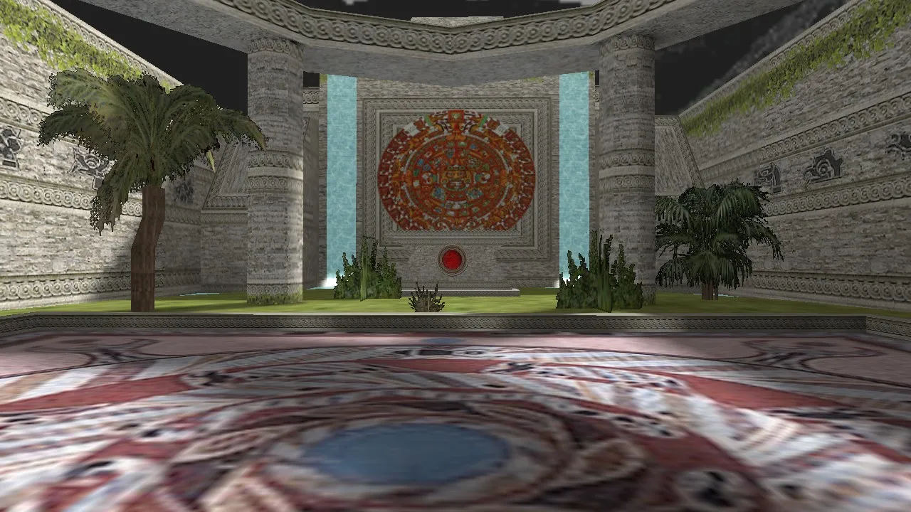 Скачать de_aztec_ruins — DE карта для CS 1.6: точки, боты (.nav), оптимизация wpoly/epoly, баланс сторон - Скриншот