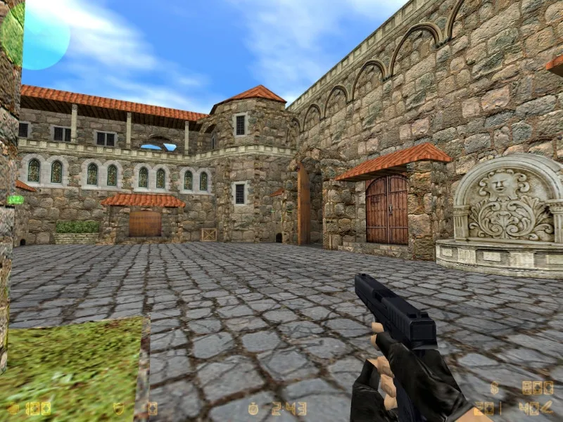 Скачать Карта de_abbaye_fcs для CS 1.6: планировка, точки, гайды за CT/T и оптимизация под сервер - Скриншот