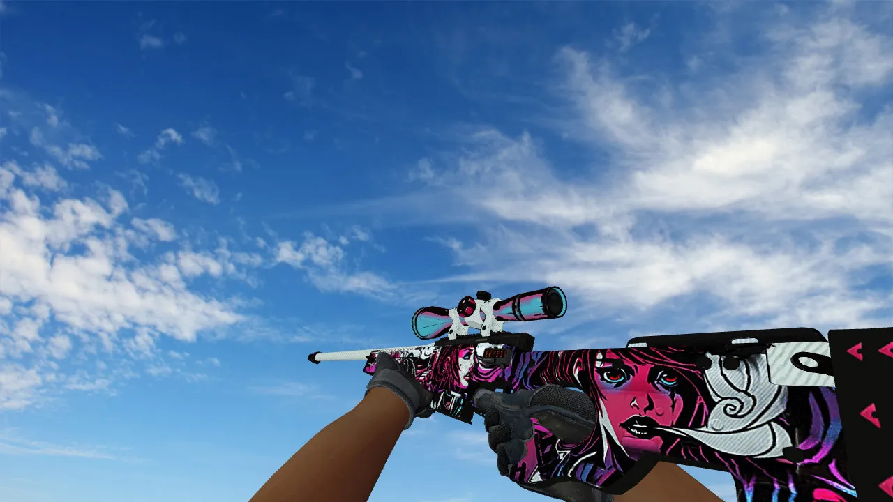 Скачать Модель AWP Неонуар для CS 1.6: Качество и Уникальность - Скриншот