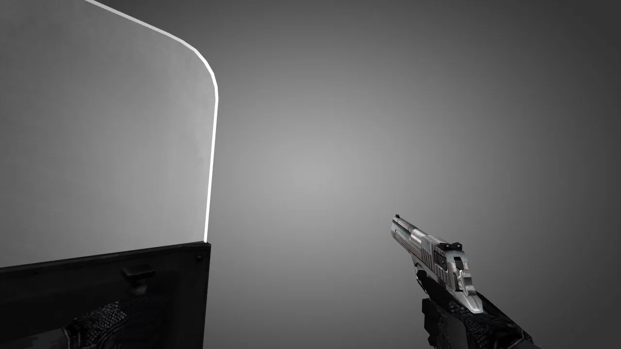 Скачать Модель «MW2 like Shield» для CS 1.6: v_/p_/w_ shield, звуки, анимация осмотра, текстуры 1024x1024 - Скриншот