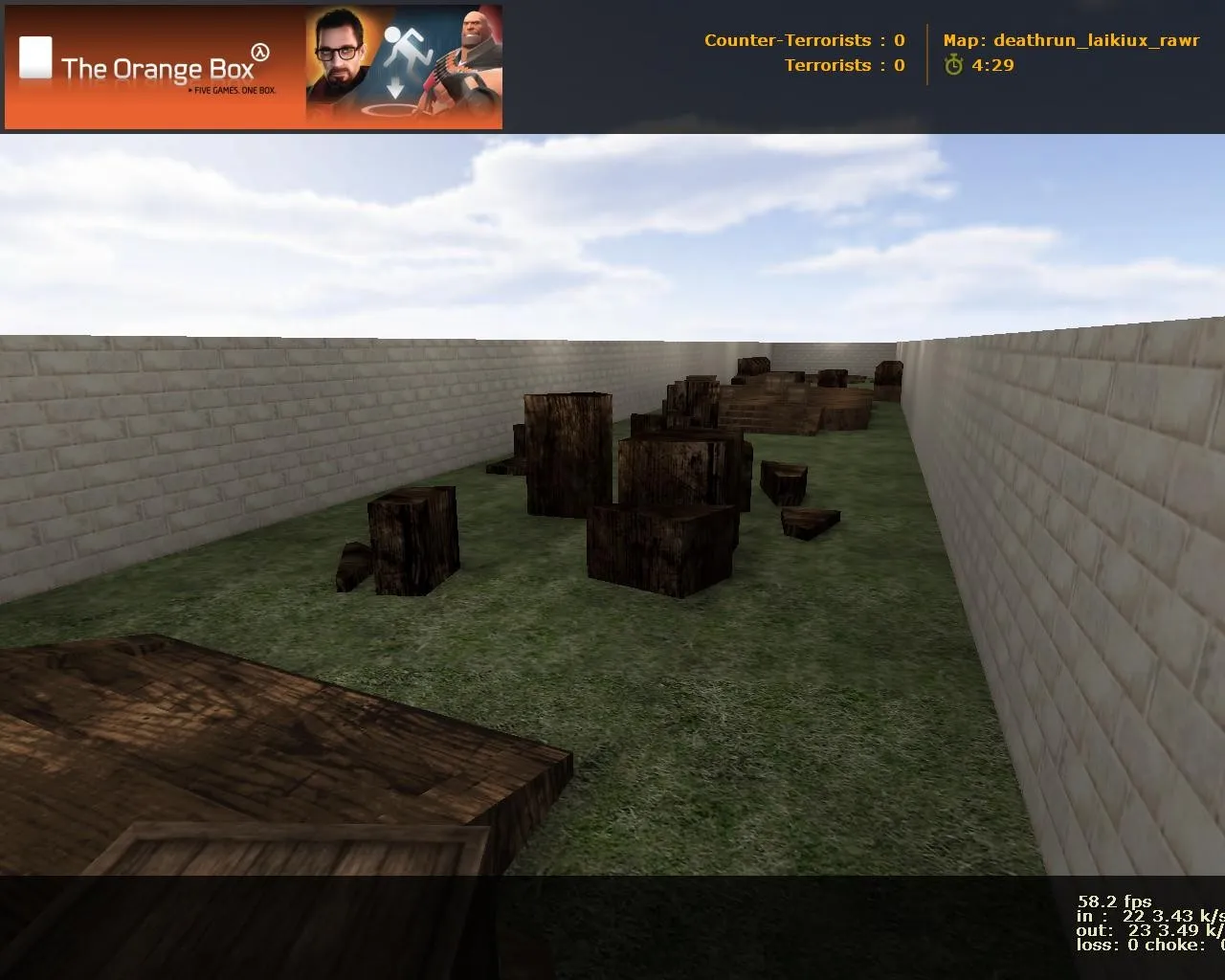 deathrun_laikiux_rawr — карта для CS 1.6: точки, маршруты, .nav и оптимизация — скриншот 1