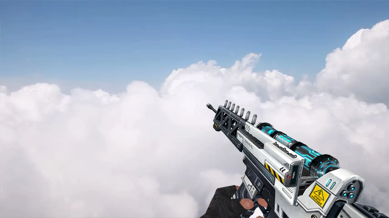 Скачать Модель «Stun Rifle» v_ak47_p, p_ak47_p, w_ak47_p для CS 1.6: звуки, анимация осмотра, текстуры и настройка - Скриншот