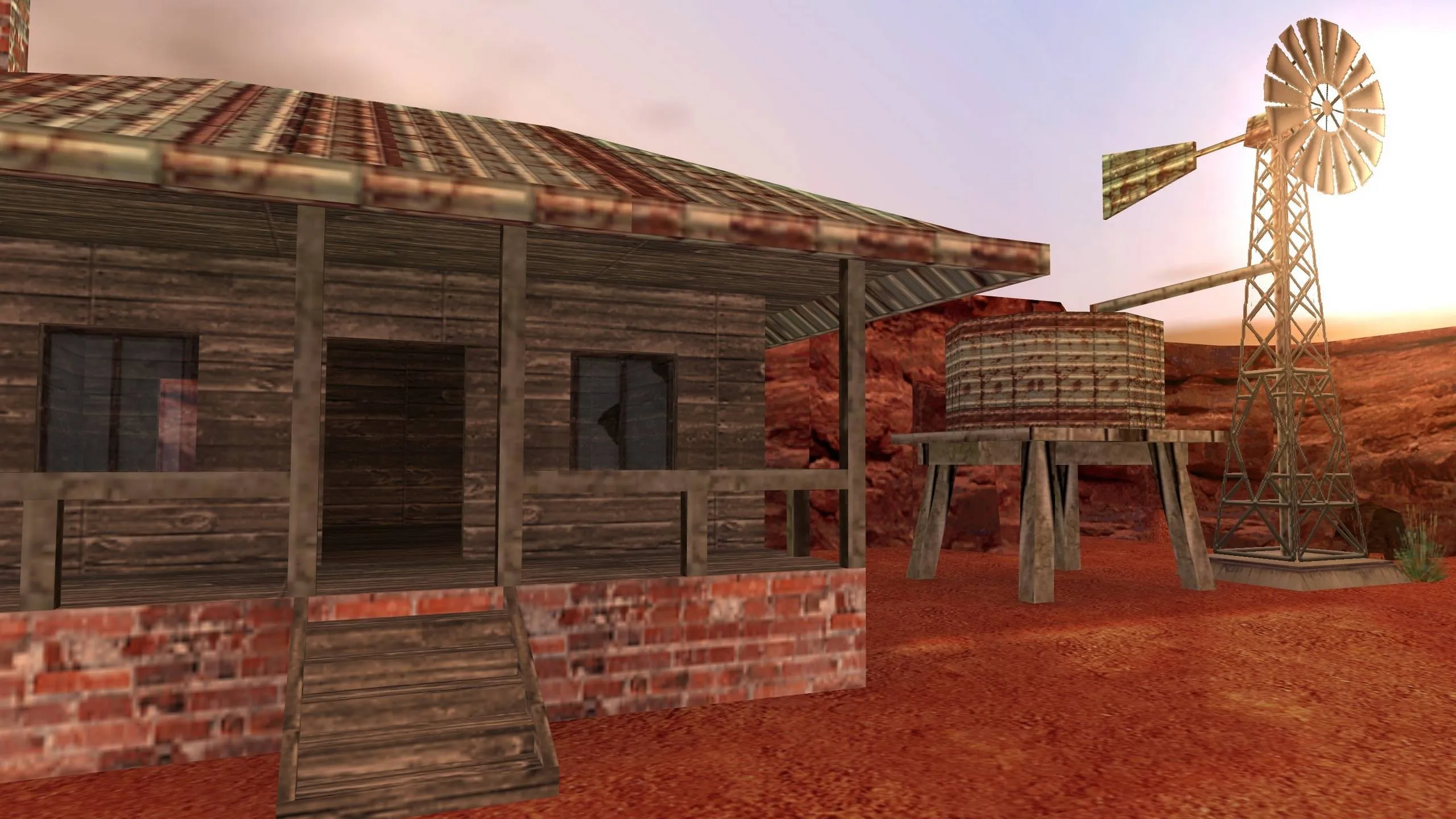 Карта de_outback для CS 1.6: тактические возможности и детали — скриншот 1