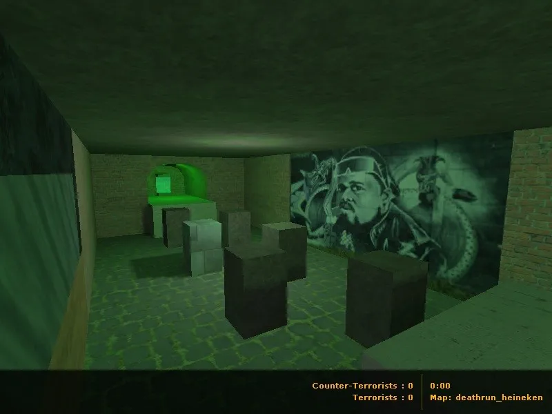 Скачать deathrun_heineken для CS 1.6 — карта deathrun, точки, маршруты, настройка ботов - Скриншот