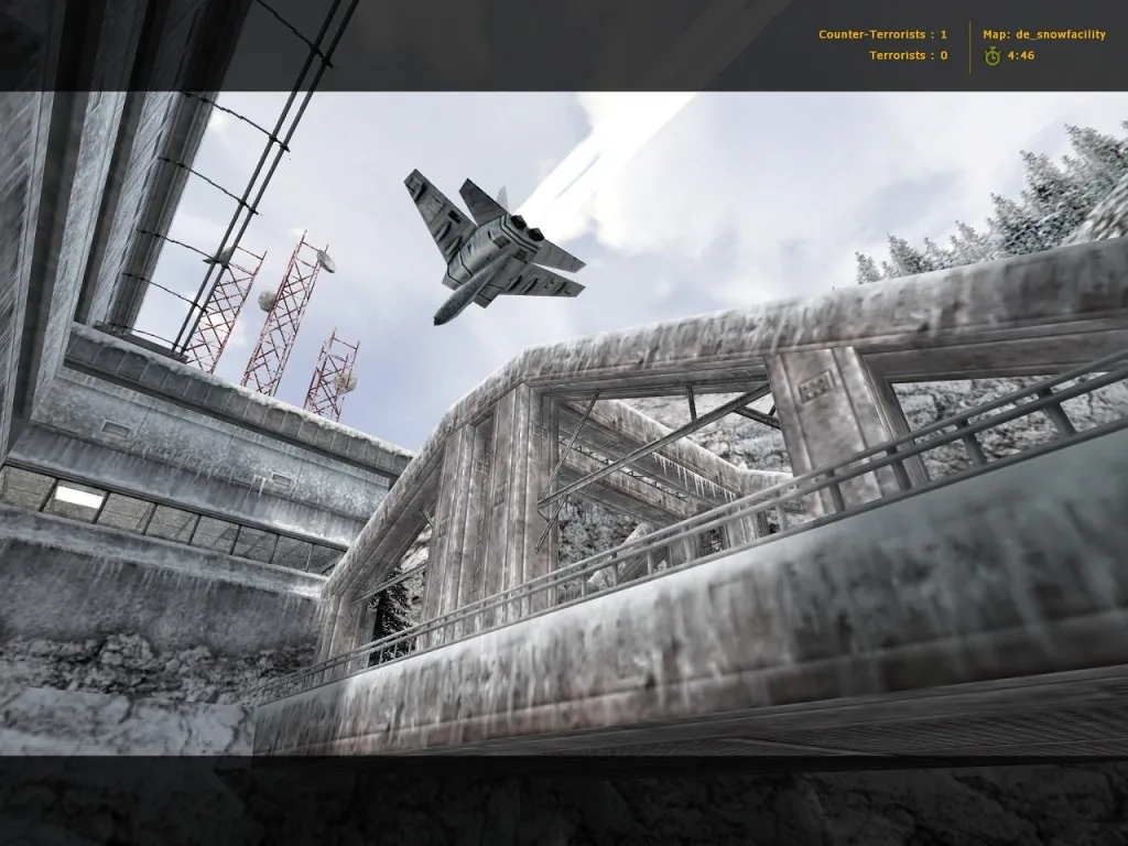 Скачать Карта de_snowfacility для CS 1.6 — Подробный обзор и тактика - Скриншот