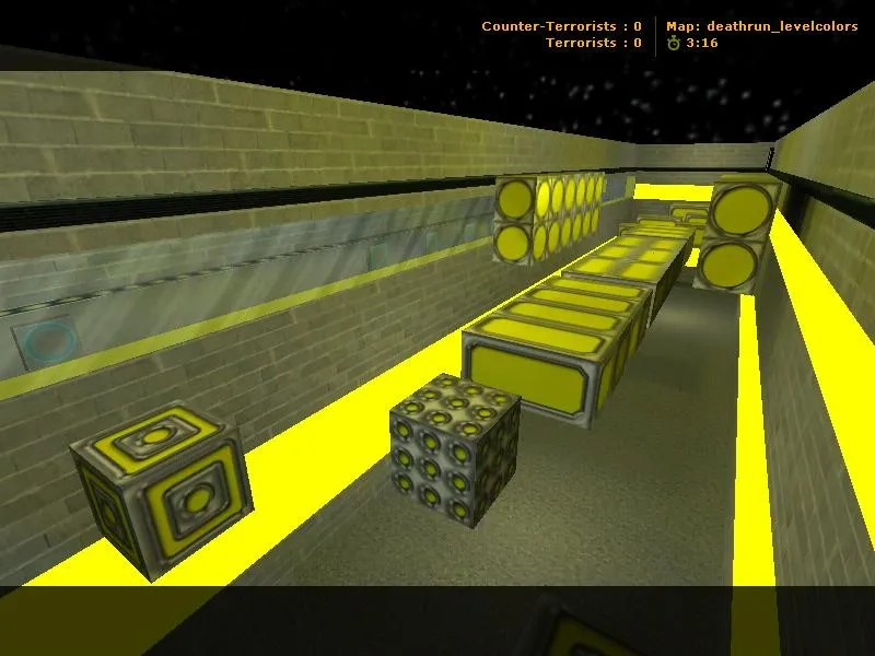 deathrun_levelcolors — карта Deathrun для CS 1.6: точки, рейты, навигация ботов и настройка — скриншот 5