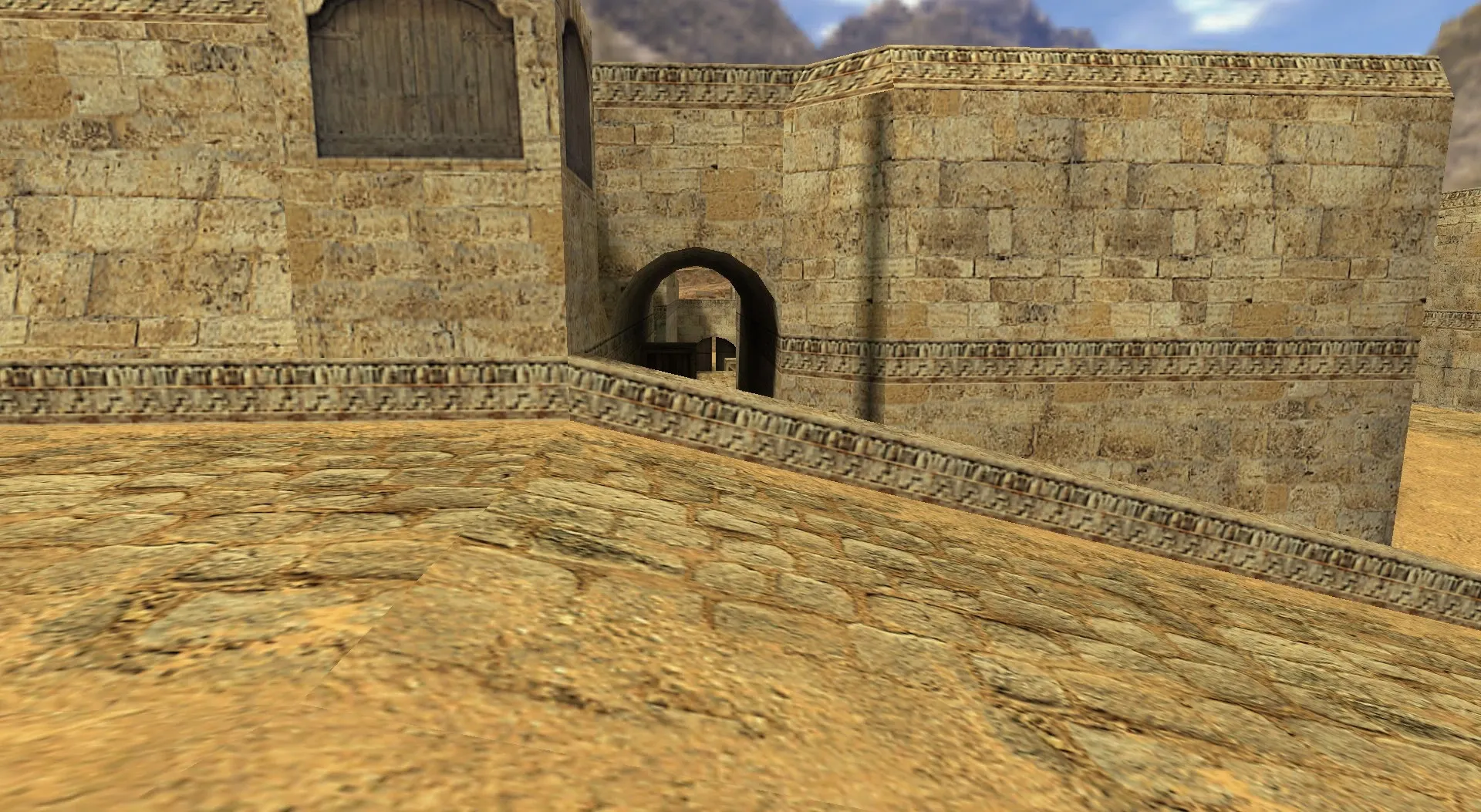 de_dust2_extended для CS 1.6: баланс сторон, точки, .nav для ботов, оптимизация wpoly/epoly — скриншот 10