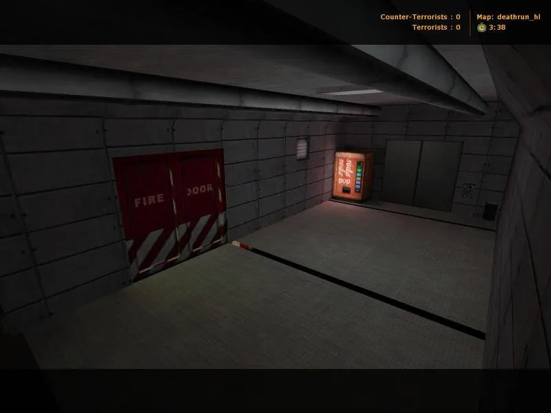 Скачать deathrun_hl для CS 1.6: карта Deathrun, точки, маршруты и настройка раунда - Скриншот