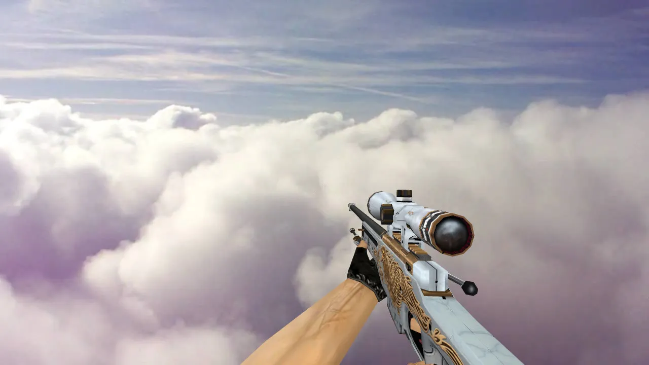 Скачать Модель «AWP White Phoenix» для CS 1.6 — Восхитительные детали и качество - Скриншот