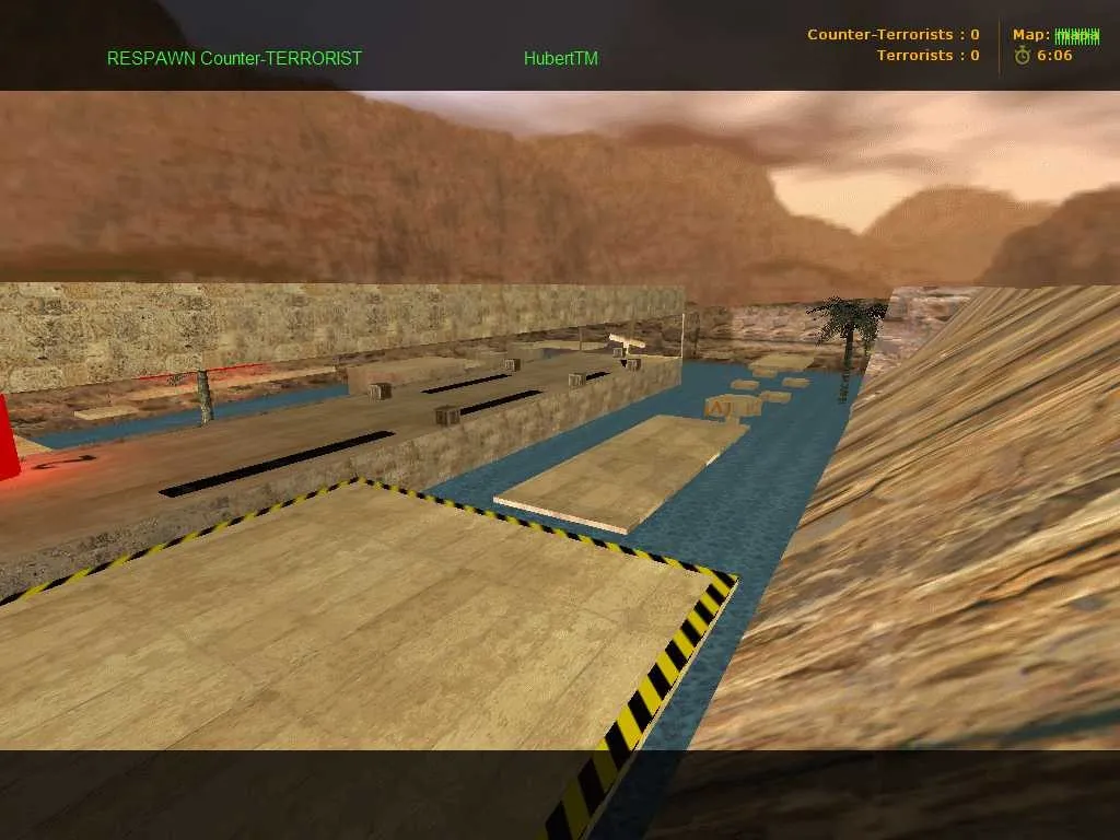 Скачать deathrun_dustcs_v1 — карта deathrun для CS 1.6: ловушки, баланс сторон, .nav и оптимизация - Скриншот