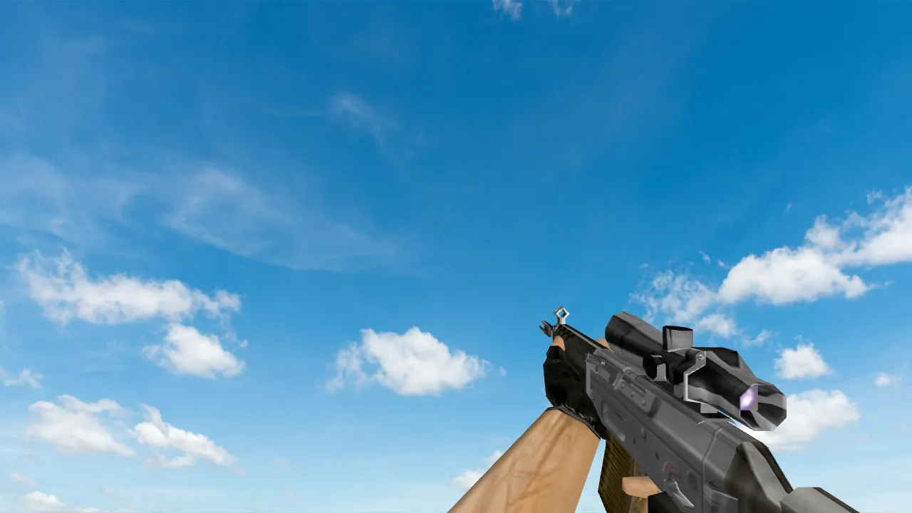 Пак моделей оружия «Default Weapons Chromed» для CS 1.6: v_, p_, w_ модели, звуки, анимация осмотра и текстуры — скриншот 23