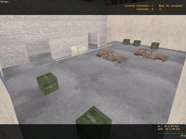 Скачать Карта de_congame для CS 1.6: тактика за T/CT, точки, маршруты и настройка сервера - Скриншот