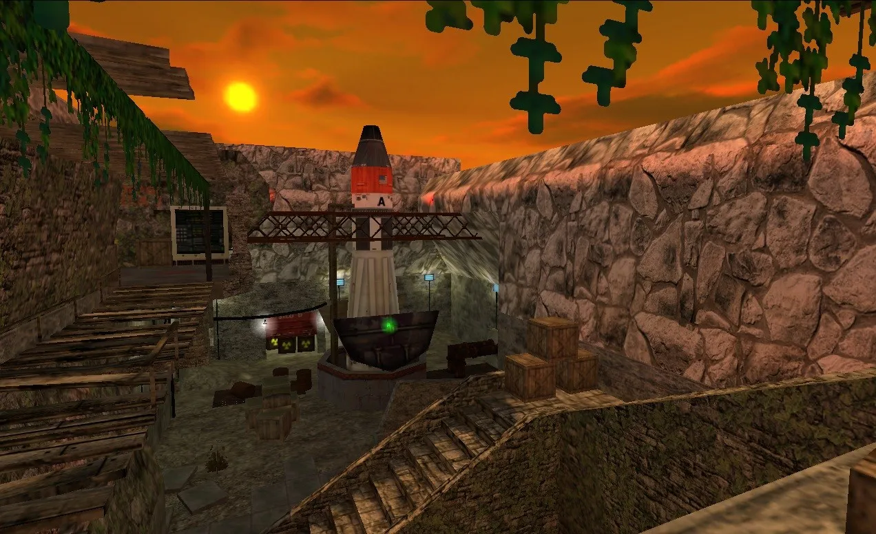 Скачать Карта de_secret_stone для CS 1.6: оптимизация и тактика - Скриншот