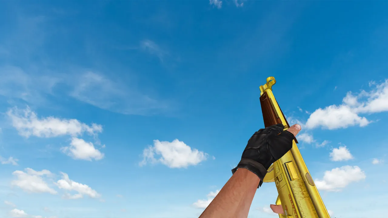 Скачать Модель «CSO MP5 Gold Edition» для CS 1.6 - Скриншот