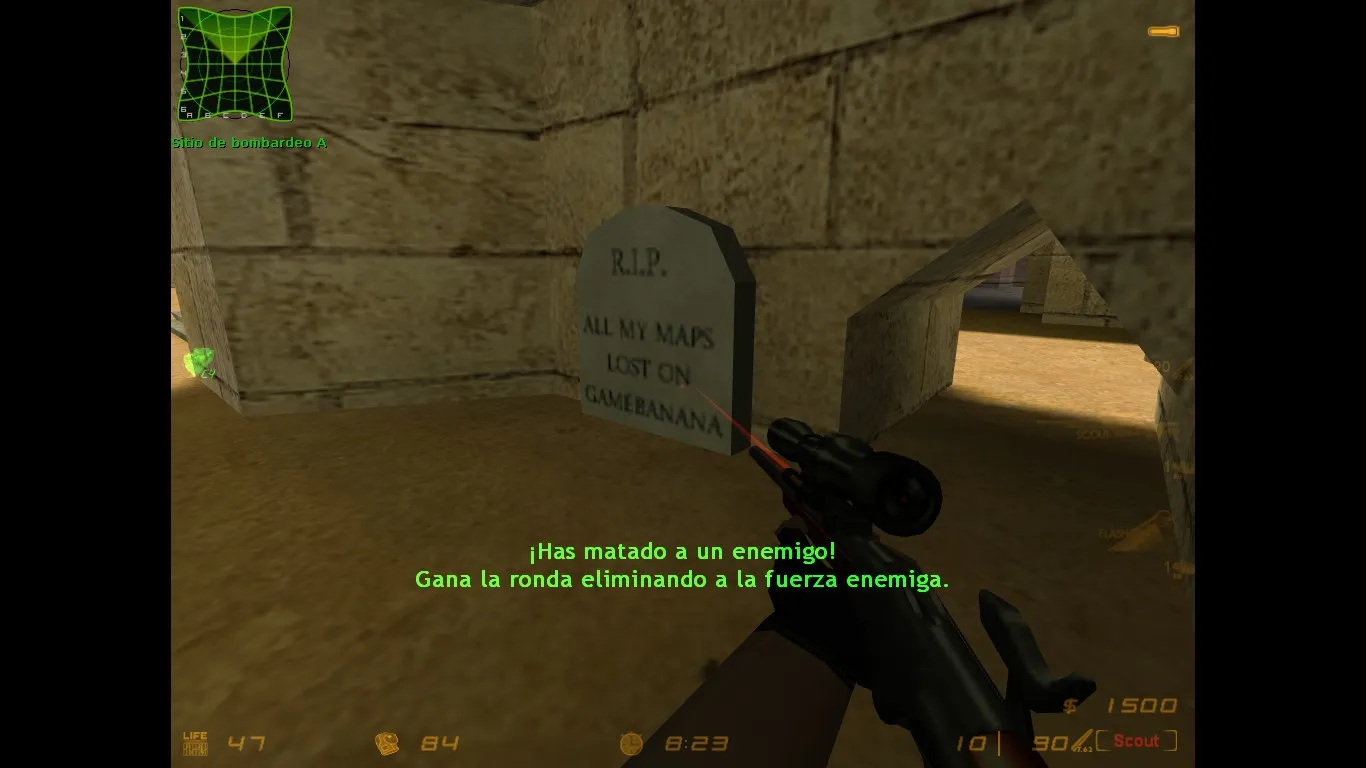 de_gamebanana карта для CS 1.6: баланс сторон, точки, .nav и оптимизация wpoly/epoly — скриншот 6