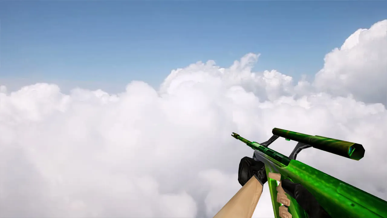 Скачать Модель «Default AUG Green light» для CS 1.6 - Скачать - Скриншот