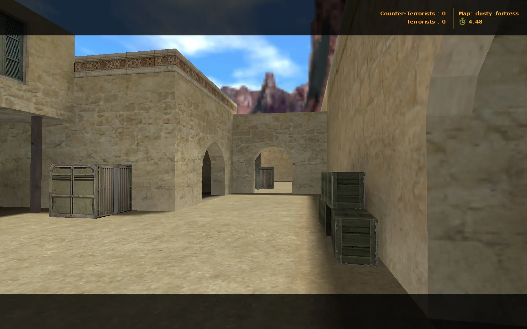 Скачать Карта dusty_fortress для CS 1.6: Тактика и особенности - Скриншот