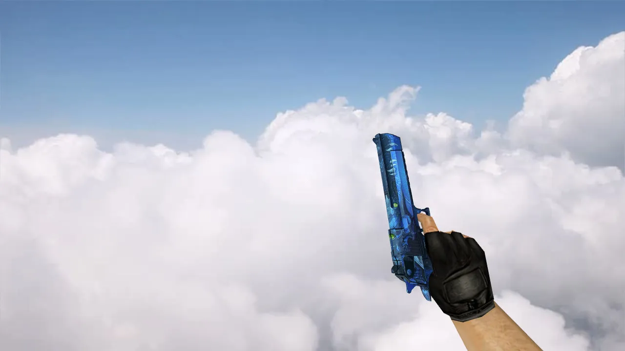 Скачать Модель «Deagle Ice Dragon» для CS 1.6: уникальная текстура и анимация - Скриншот