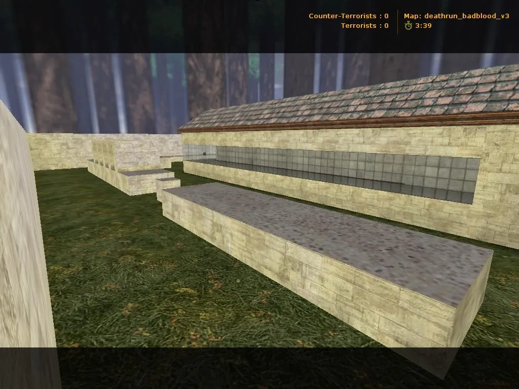 Скачать deathrun_badblood_v3 для CS 1.6: тактики, точки, .nav и оптимизация карты - Скриншот