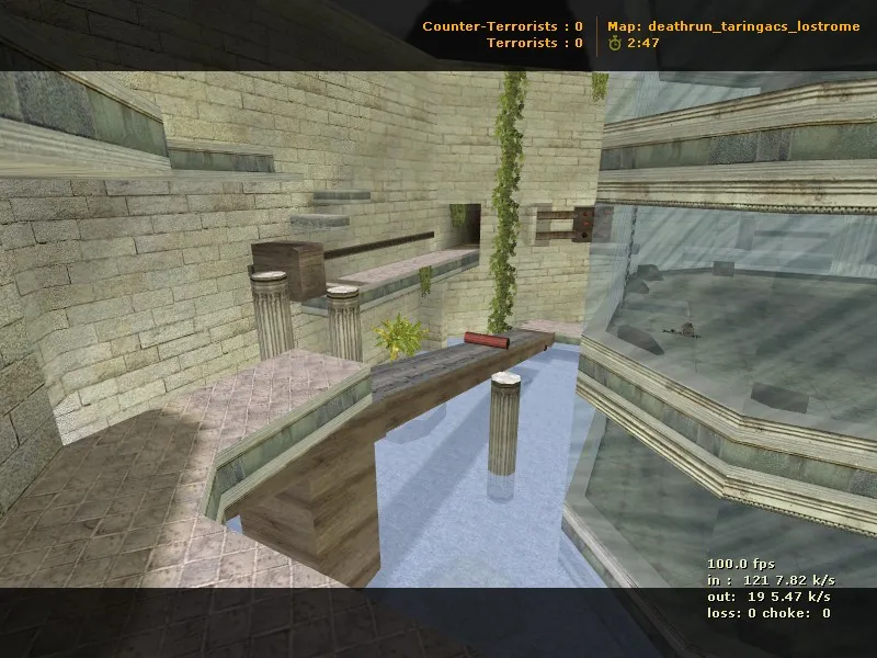 Скачать deathrun_taringacs_lostrome — карта для CS 1.6: раунды, тактика, .nav и оптимизация - Скриншот