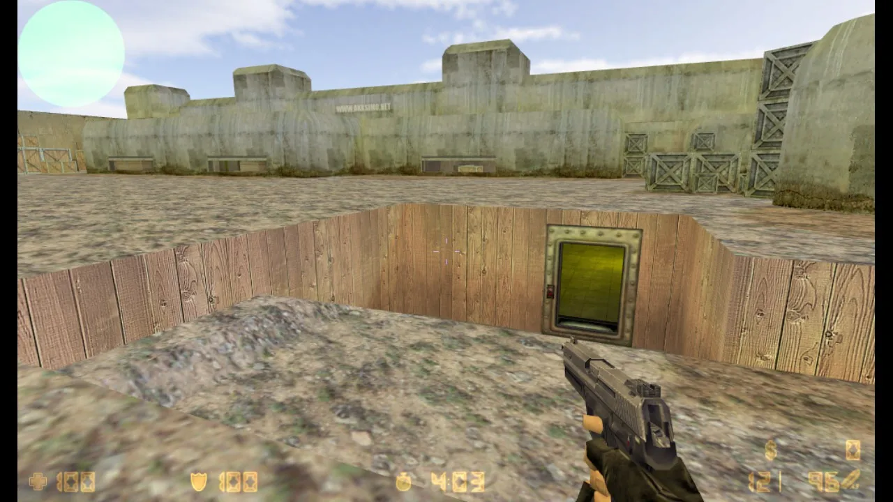 Скачать de_bunker2_ru карта для CS 1.6: точки, баланс сторон, .nav и оптимизация wpoly/epoly - Скриншот