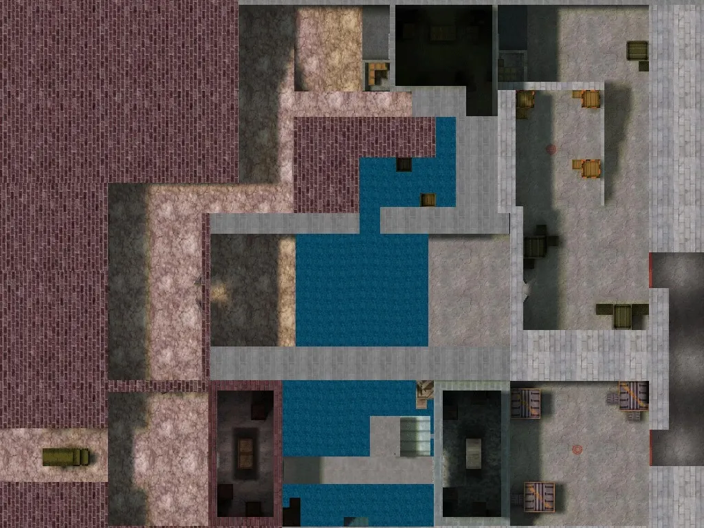 de_cliff для CS 1.6: обзор карты, точки Т/CT, .nav для ботов и оптимизация — скриншот 19