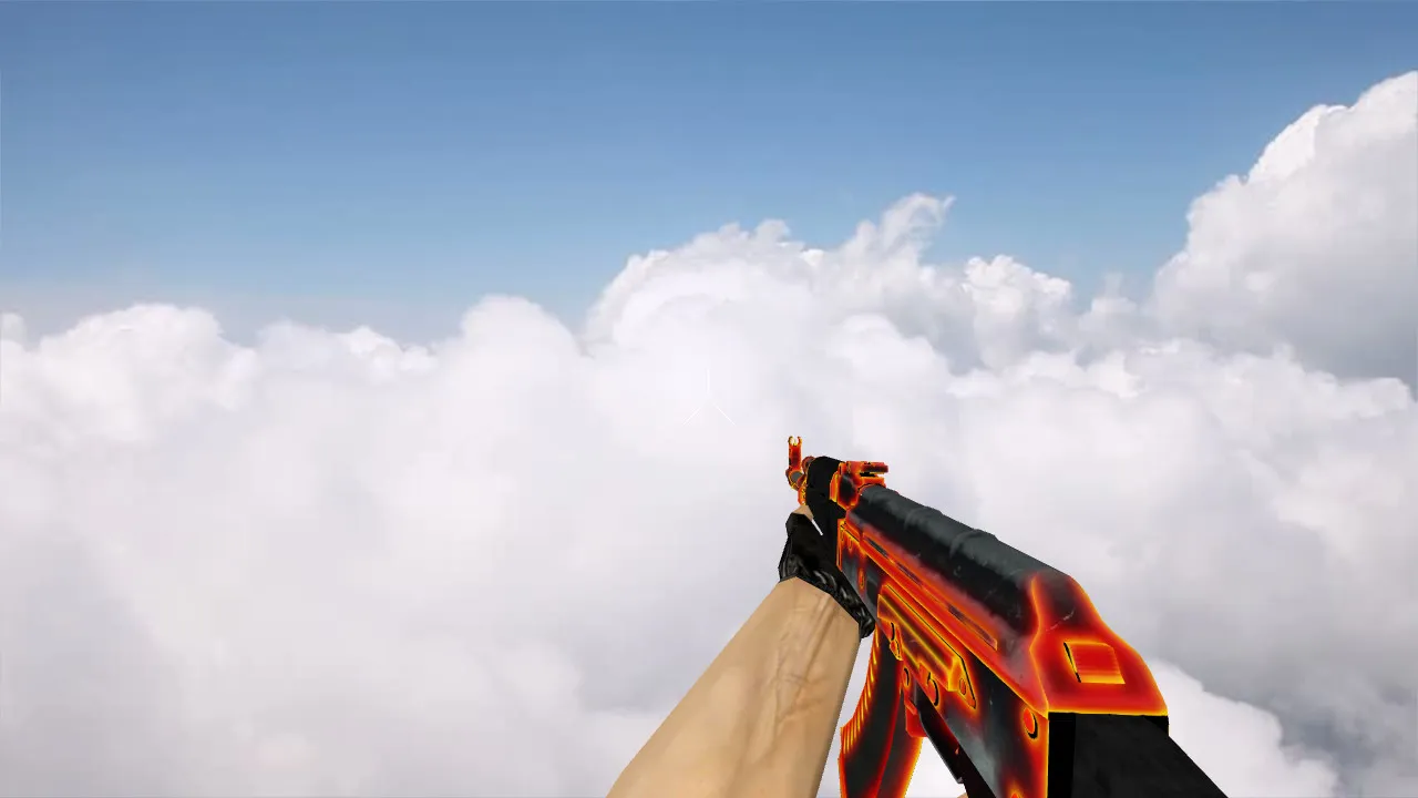 Скачать Модель «AK-47 Heat» для CS 1.6 - Качество и Уникальность - Скриншот