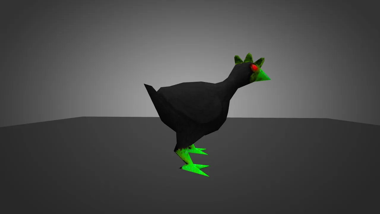 Скачать Модель «Evil Chicken» для CS 1.6 - Уникальная мясная эстетика - Скриншот