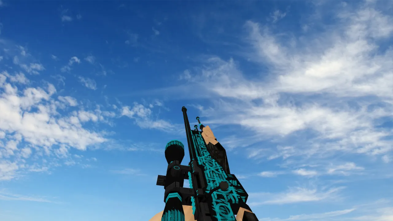 Модель AWP Handwritten для CS 1.6 - Качественные текстуры и анимации — скриншот 2