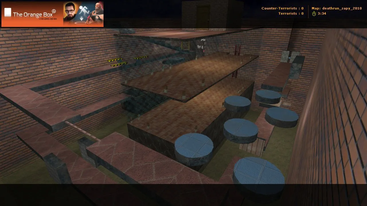 Скачать deathrun_zapy_2010 для CS 1.6: техничный обзор карты, точки, .nav и оптимизация - Скриншот