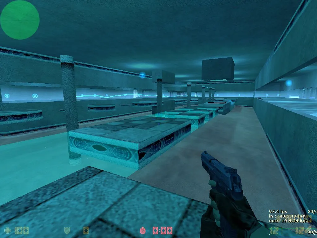 Скачать deathrun_duality_easy для CS 1.6: карта Deathrun, точки, маршруты за терр и кт, .nav и оптимизация - Скриншот