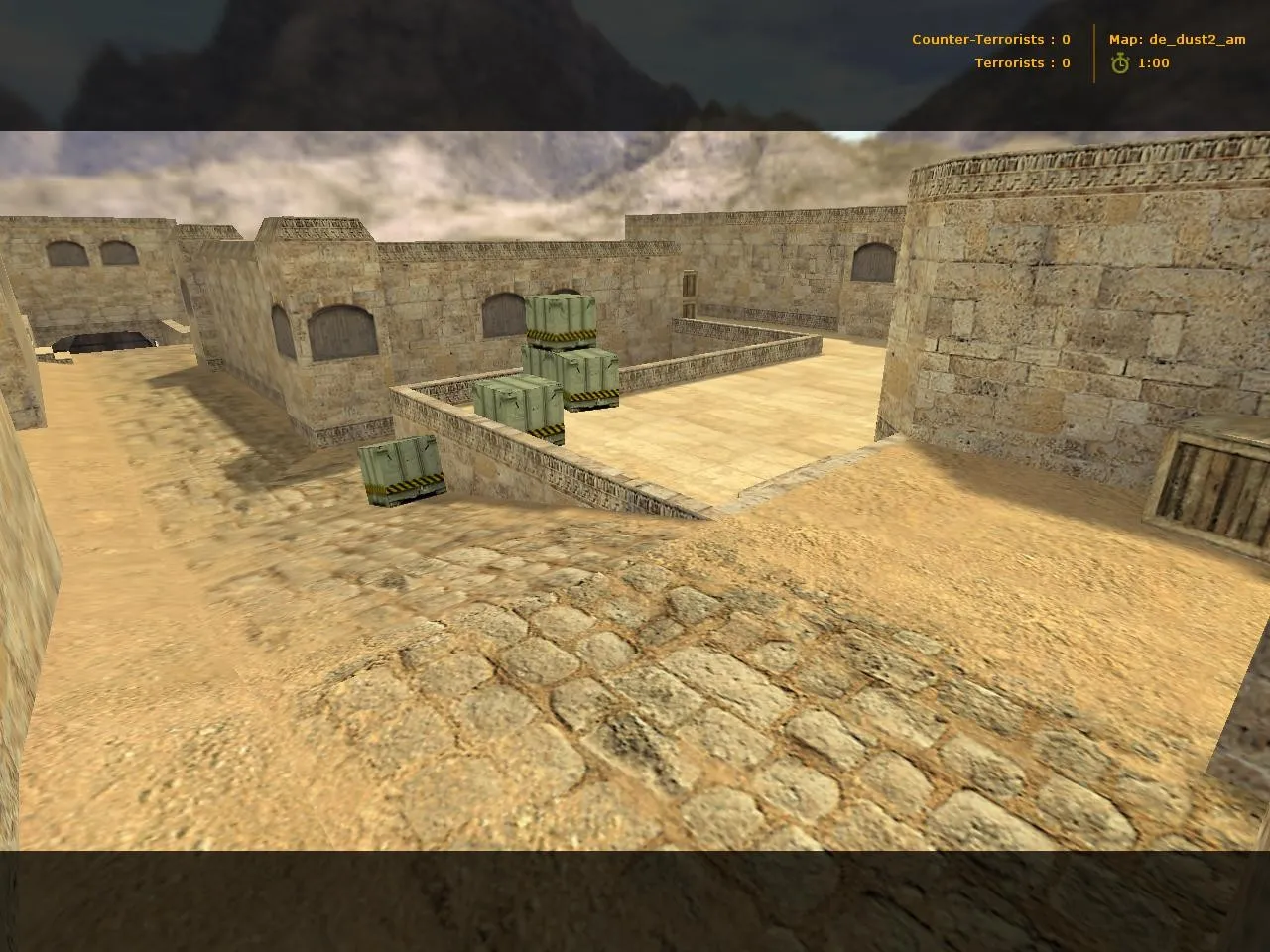Скачать de_dust2_am карта для CS 1.6: точки, баланс сторон, .nav для ботов и оптимизация wpoly/epoly - Скриншот