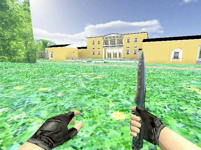 Скачать Карта de_dvorec для CS 1.6: точки, маршруты, настройка ботов и оптимизация карты - Скриншот