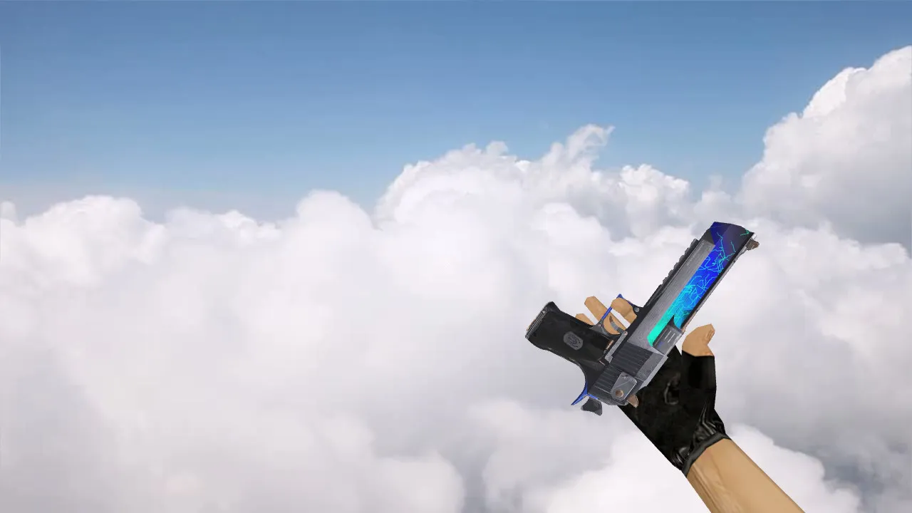 Скачать Модель «Deagle Overcharged Blue» для CS 1.6 - Скачай сейчас - Скриншот