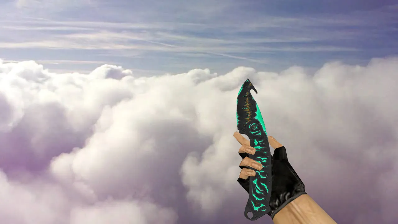 Модель «Gut Knife Abnormal» (v_ и p_) для CS 1.6: звук, анимация осмотра, текстуры и настройка — скриншот 1