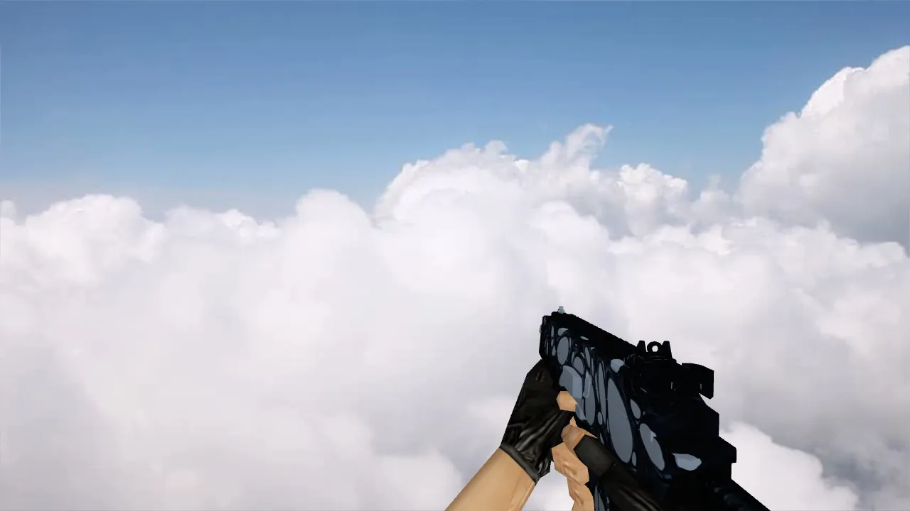 Скачать Модель MP9 «Слизь» для CS 1.6 - Оружие с уникальным дизайном - Скриншот
