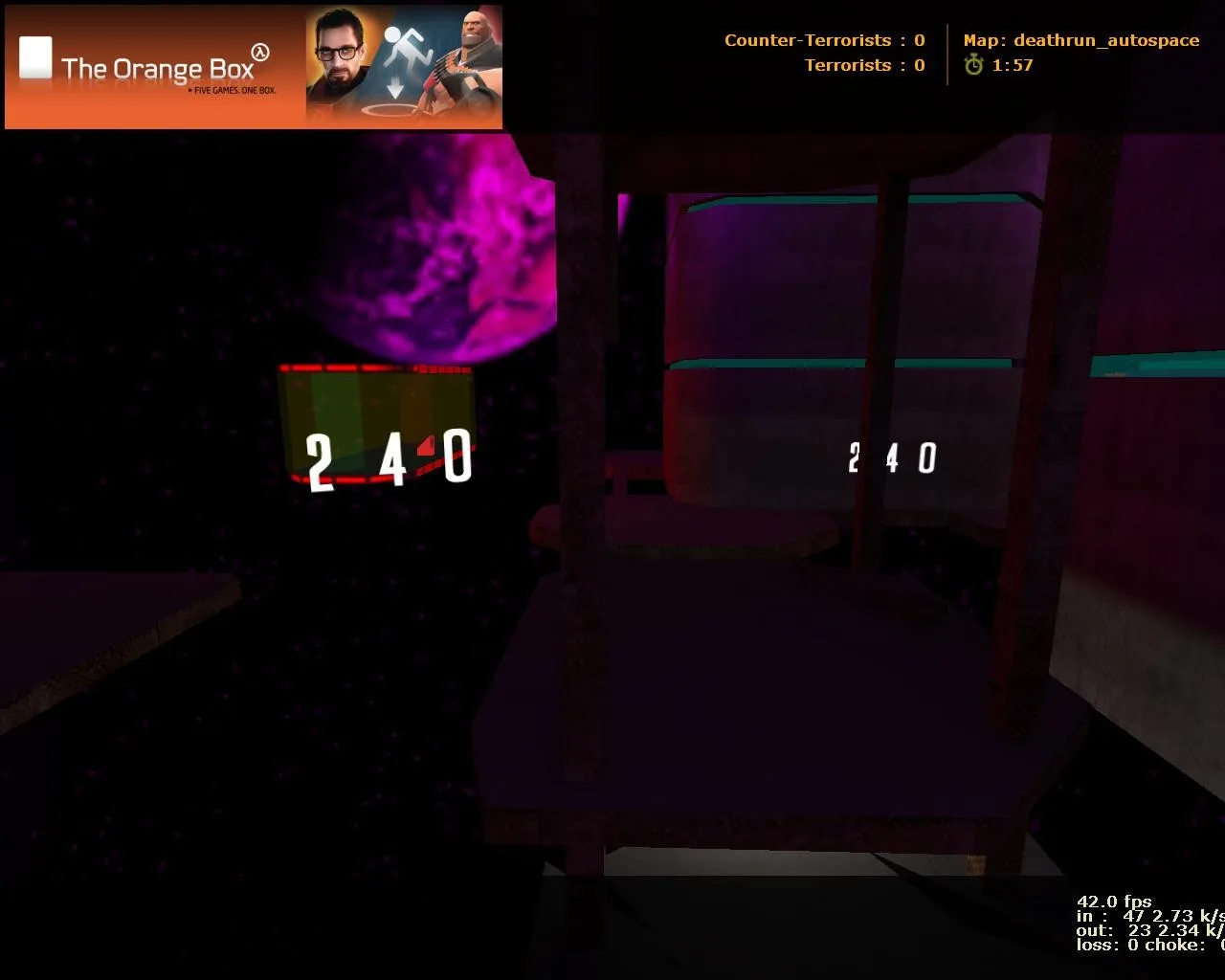Скачать deathrun_autospace_beta1 для CS 1.6: карта deathrun, точки, боты (.nav), оптимизация wpoly/epoly - Скриншот