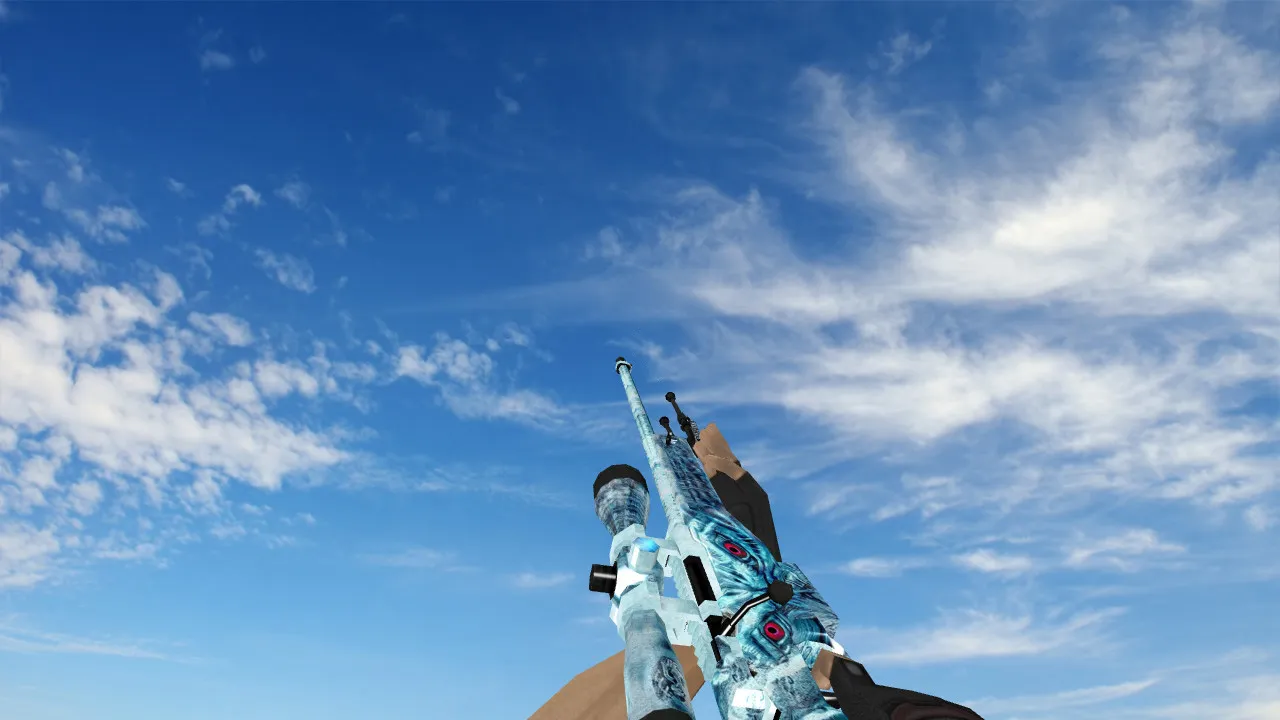 Скачать Модель AWP Frozen Cold для CS 1.6 - Оружие с уникальным дизайном - Скриншот