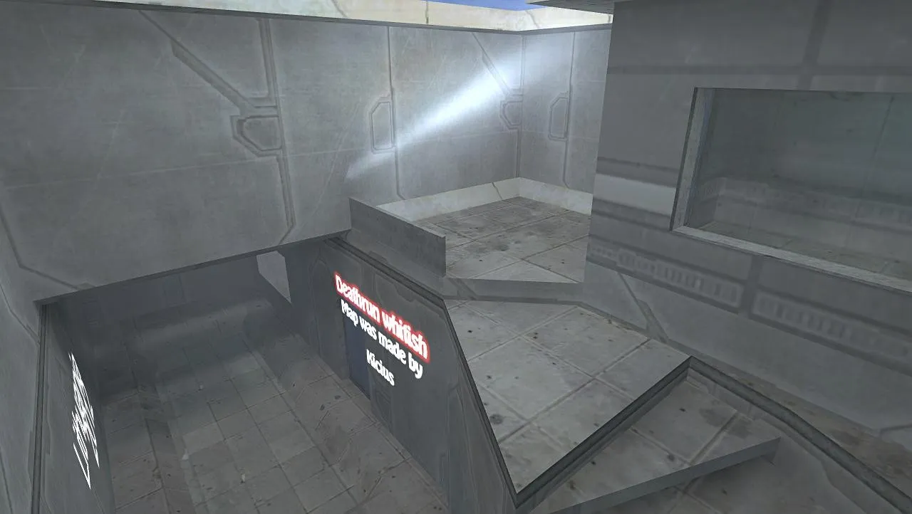 Скачать Карта deathrun_whitish для CS 1.6: точки, тайминги, .nav и оптимизация wpoly/epoly - Скриншот